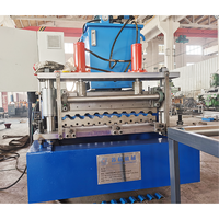 Máquina de fabricación de láminas de Metal para techo, máquina de fabricación de láminas de techo corrugado, fácil de operar