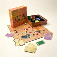 Jeu de société OEM de haute qualité avec composants de dés, impression CMYK, carte et cartes graphiques personnalisées pour les fêtes