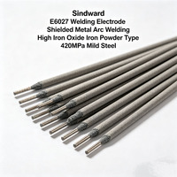Electrodos de Soldadura E6027, Varillas de Soldadura E7018, E6019, E6020 para Acero con Alto Contenido de Óxido de Hierro, Tipo Polvo de Hierro, para Acero Suave de 420 MPa
