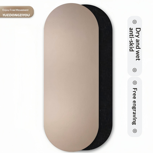 <span class=keywords><strong>Tapis</strong></span> <span class=keywords><strong>de</strong></span> yoga <span class=keywords><strong>de</strong></span> luxe <span class=keywords><strong>de</strong></span> forme ovale, antidérapant, en TPE et PU, absorbant la transpiration, pour femmes et hommes, entraînement physique professionnel - Product Image 4