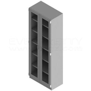 High Quality Modern Steel Office <strong>Filing</strong> <strong>Cabinet</strong> with Swinging Doors and <strong>Shelves</strong> for Warehouse &amp; School Use - Product Image 2