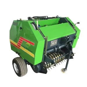 Tractor PTO driven round hay baler, straw baler machine with CE approval