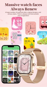 Montre connectée 2026 pour femmes avec appels Bluetooth, moniteur de santé intelligent, bracelet connecté, tracker d'activité physique MK88 - Product Image 3