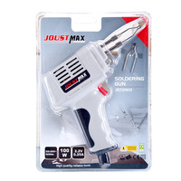 Pistolet à souder électrique 100W, kit de fer à souder à poignée pistolet, chauffe rapide 220-240V avec embouts de rechange et lumière LED pour l'électronique