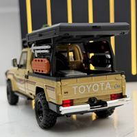 Modèle de voiture en alliage moulé sous pression à l'échelle 1:32, toutes les portes s'ouvrent, Land Cruiser LC79, tout-terrain, jouet pour enfants, collection, cadeau