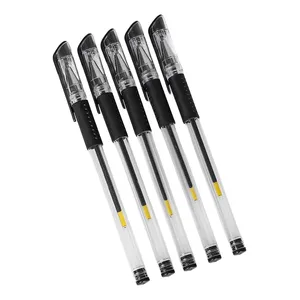 Großhandel 0,5mm billige Studenten büro liefert Neutral Stift schwarz Gel Stift