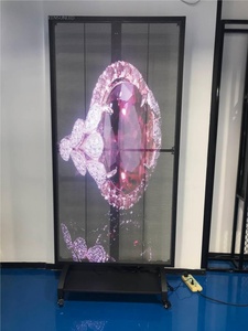 Chất lượng cao P3.91-7.8 trong nhà độ nét cao quảng cáo trong suốt dẫn Màn hình Áp phích 1mwx2mh - Product Image 5