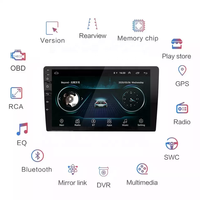 9/10 pouces Android 9 10 lecteur dvd de voiture stéréo navigation universelle 2.5D + IPS écran Wifi BT navigation gps de voiture