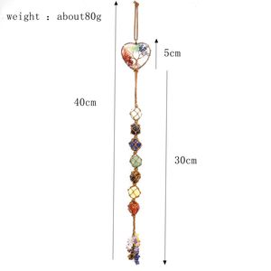 Árbol de la Vida de Cristal Hecho a Mano al por Mayor, Colgante de Cristal de Sanación Reiki, Piedra de Cristal para Decoración del Hogar, Regalo - Product Image 4