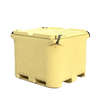 Bac à poisson rotomoulé 850L UV15 anti-vieillissement, -40°C ° Sac isotherme C résistant pour la chaîne du froid