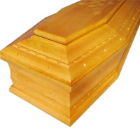 Cercueil adulte en bois massif sculpté, économique, écologique, biodégradable, personnalisable, de style européen, pour enterrement