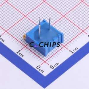 3296P-1-101LF Adjustable Resistor / <b>Potentiometer</b> Through hole Component (THT)-3P,9.5x4.8mm Resistor 100Ohm 10% 500mW 25 - Product Image 2