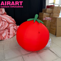 Modèle de tomate gonflable pour décoration événementielle, Tomate gonflable publicitaire à vendre