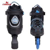 Patins à roulettes en ligne confortables à taille fixe avec empeigne en maille souple pour hommes débutants, hiver/printemps, roulements ABEC-7, châssis en aluminium