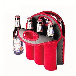 Sac isotherme multifonction personnalisé pour le transport de verres à vin et de bouteilles, valise de voyage, sac cadeau polyvalent - Product Image 2