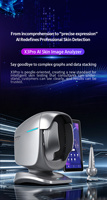 Appareil d'analyse de la peau AI 8 spectres, scanner facial, analyseur cutané