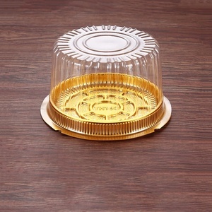 Bán Buôn trong suốt vòng rõ ràng bao bì nhựa hộp Hot phong cách dùng một lần PET cho thực phẩm sử dụng bánh bánh mì bao bì container - Product Image 3