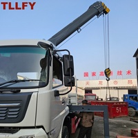 Grue télescopique 5t montée sur camion, conviviale et facile à utiliser, pour la vente d'unités de pompage de champ pétrolier