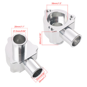6061-T6อะแดปเตอร์วาล์วอลูมิเนียมอัลลอยด์เทอร์โบสำหรับเครื่องยนต์ Volkswagen Audi 2.0T FSI TFSI TFSI - Product Image 5