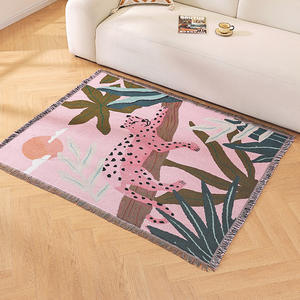 Cross-Border Léopard Tapisserie Jeter Couverture Tricoté En Plein Air Camping Art Suspendu <span class=keywords><strong>Peinture</strong></span> pour <span class=keywords><strong>Amazon</strong></span> Cadeau Couverture - Product Image 5