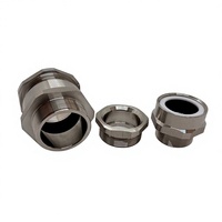 LKETECH Série A2F Presse-étoupe industrielle étanche IP68 en acier inoxydable 316L A2F/M32 Connecteur de câble 32mm