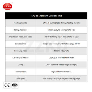 ปั๊มน้ำการกลั่นแบบโมเลกุลสั้นแหล่งพลังงานไฟฟ้าส่วนประกอบหลักของเครื่องยนต์กันน้ำสำหรับการกลั่นในเส้นทางสั้น - Product Image 6