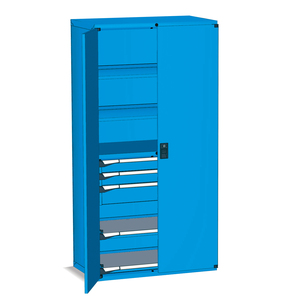 Armoire à outils Fami Master Key Comfort avec 3 tiroirs, 1020x598x2000 mm, rouge rubis RAL3003 - Product Image 1