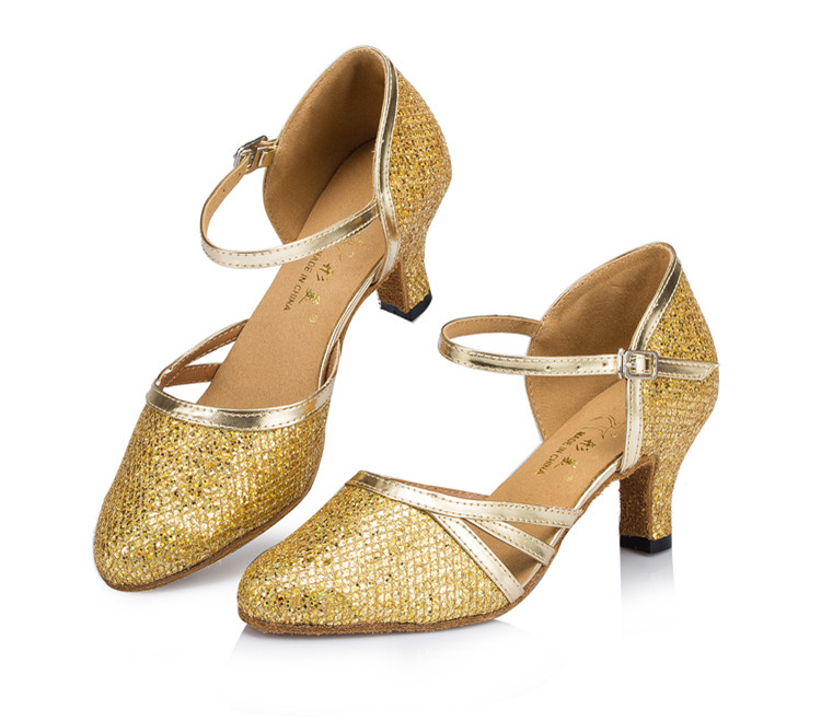 Fashion Lady Shoes Tango Jazz Salsa Dancing Sandal with Heels for Women Latin Dance Shoes