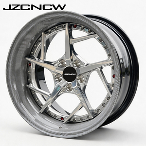 ล้อคาร์บอนไฟเบอร์แบบกำหนดเอง JZCNCW 3 ชิ้น พร้อมล้ออะลูมิเนียมอัลลอยด์ฟอร์จ สำหรับ M3 911Gts Huracan EVO Lp600 Gallardo F458 488 F8 SF90 - Product Image 4
