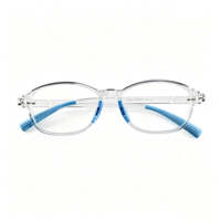 Gafas Ópticas para Niños CF-89002, Anti Luz Azul, Control de Miopía, Montura Ligera de TR90, Almohadillas Nasales de Silicona Suave, Lentes TAC, Escolares