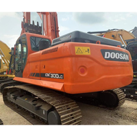 Doosan DX300 Pelleteuse lourde de 30 tonnes Pelle d'occasion originale de Corée 225 300