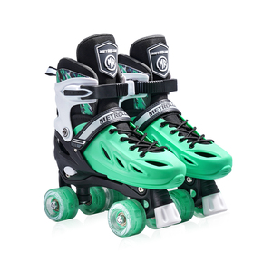 METROLLER Patins à roulettes clignotants abordables, nouveau design pour enfants et adultes, taille ajustable, en solde, patins à roulettes quad - Product Image 4