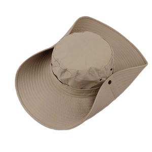 RongGuang personalizzato semplice moda grande tesa protezione <span class=keywords><strong>sole</strong></span> arrampicata secchio cappello campeggio pescatore cappello per le donne degli uomini - Product Image 6