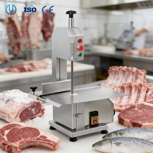 Machine à découper les os et la viande électrique, scie à os, coupeuse d'os <span class=keywords><strong>de</strong></span> bœuf et <span class=keywords><strong>de</strong></span> chèvre congelés, équipement <span class=keywords><strong>de</strong></span> <span class=keywords><strong>boucherie</strong></span> 550W 220V - Product Image 1