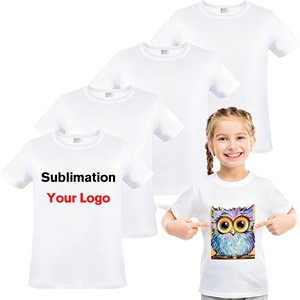 เสื้อกล้ามเด็กแบบยูนิเซ็กซ์ ไซส์ 2T 3T สีขาวล้วน สำหรับเด็กชายและเด็กหญิง เหมาะสำหรับงานซับลิเมชั่น เสื้อยืดสีขาวสำหรับเด็ก - Product Image 1