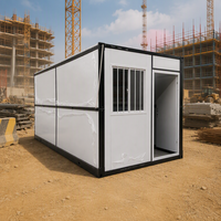 Maison conteneur moderne pliable en X de 20 pieds, personnalisable et portable