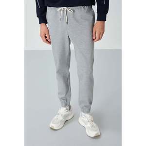 Pantalones Deportivos para Hombre, Corte Estándar, Superficie Texturizada Gris Melange - 82156 - Gb melange - Product Image 3