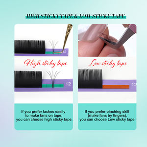 Extensions de cils en cachemire SP EYELASH, cils volumineux, cils noirs mats, cils en velours, individuels, 0,05 0,07 mm, plateaux d'extensions de cils - Product Image 6