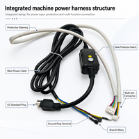 Câble d'alimentation pour distributeur automatique OEM ODM avec prise US et interrupteur de protection contre les fuites
