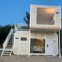 Maison modulaire préfabriquée en acier Apple, protection thermique, faible consommation d'énergie, écologique, appartement, bureau, magasin solaires
