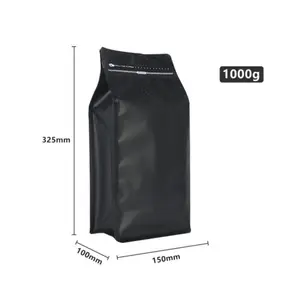 Haricots Sacs Haricot Avec Emballage Zipper Valve Kg Tissu 20Kg 60 Pochette Biodégradable En Plastique Thé Emballage Sous Vide Commerce 1 Sac De Café