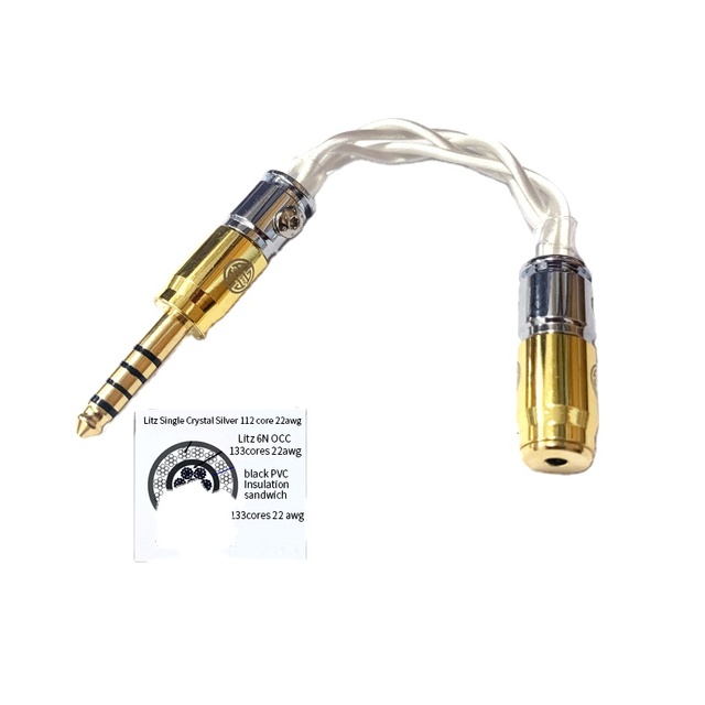 2.5mm Female to 3.5mm Male Audio Cable