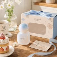 Vente en gros de flacons vaporisateurs de parfum de luxe vides de 30 ml, flacon en verre miniature, atomiseur de parfum cosmétique avec emballage de boîte cadeau haut de gamme
