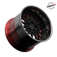 Jantes de voiture de course personnalisables 17-22 pouces 6061-T6 de luxe, forgées en 2-3 pièces, à profil profond et concave, neuves FORGEX