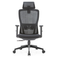 Chaise de bureau exécutive ergonomique de haute qualité Yatianjing YTJ-ZY006, siège en plastique, dossier en tissu, fabrication chinoise, pivotante, en maille noire, moderne