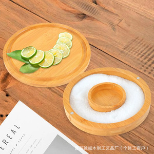 จานวางน้ำตาลไม้ไผ่สำหรับค็อกเทล อุปกรณ์เครื่องดื่มไม้ ใช้ซ้ำได้ - Product Image 5