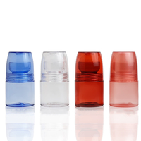 Tubes cosmétiques en gel en plastique vides de 30ml et 50ml avec bouchon à vis bouteille à rouleau en PE pour lotion et déodorant en forme de cylindre