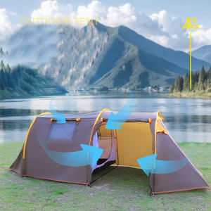 Grande <span class=keywords><strong>tente</strong></span> <span class=keywords><strong>tunnel</strong></span> de camping en plein air pour <span class=keywords><strong>5</strong></span> à 8 <span class=keywords><strong>personnes</strong></span>, <span class=keywords><strong>tente</strong></span> de camping, espace de loisirs - Product Image 5