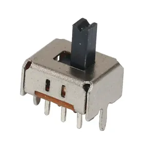 2024 new product DPDT Slide switch through hole vertical DIP type 2P2T cheap switch