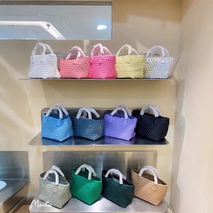 Bolso Bandolera Tipo Caja para <span class=keywords><strong>Mujer</strong></span>, Nuevo, Tejido a Mano, con Forro de PU, Estilo Casual, Combinable con Todo, de <span class=keywords><strong>AliExpress</strong></span> Transfronterizo - Product Image 4